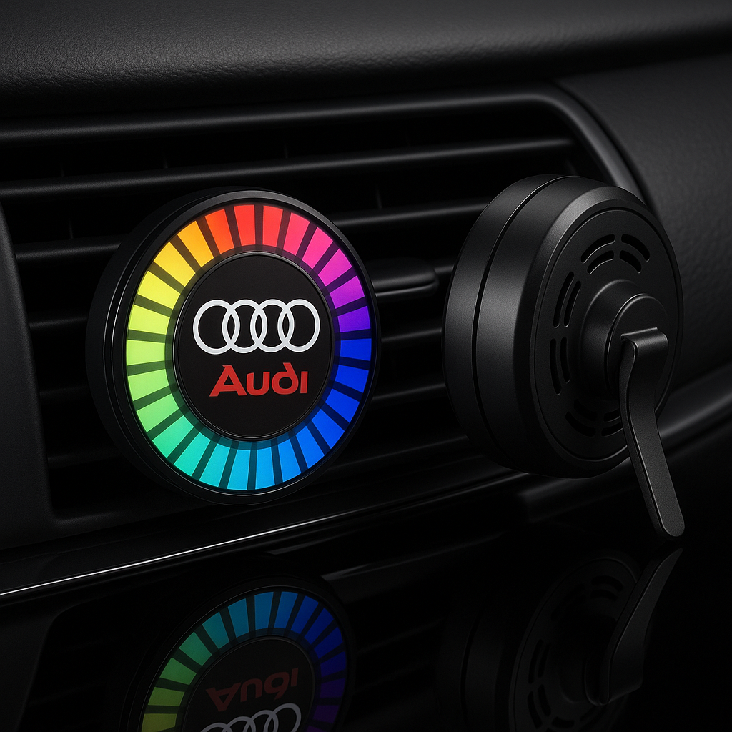 Musikrhythmus-LED-Auto-Licht mit Logo (mit Aromadiffusor)