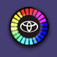 Musikrhythmus-LED-Auto-Licht mit Logo (mit Aromadiffusor)