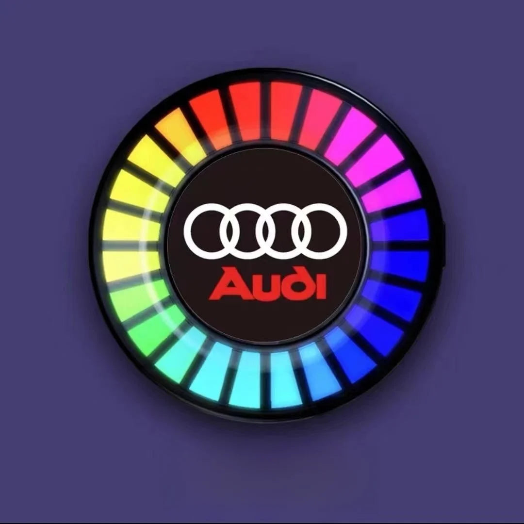 Musikrhythmus-LED-Auto-Licht mit Logo (mit Aromadiffusor)