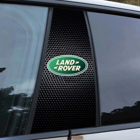 2x Autoaufkleber für Fensterscheibe mit Logo
