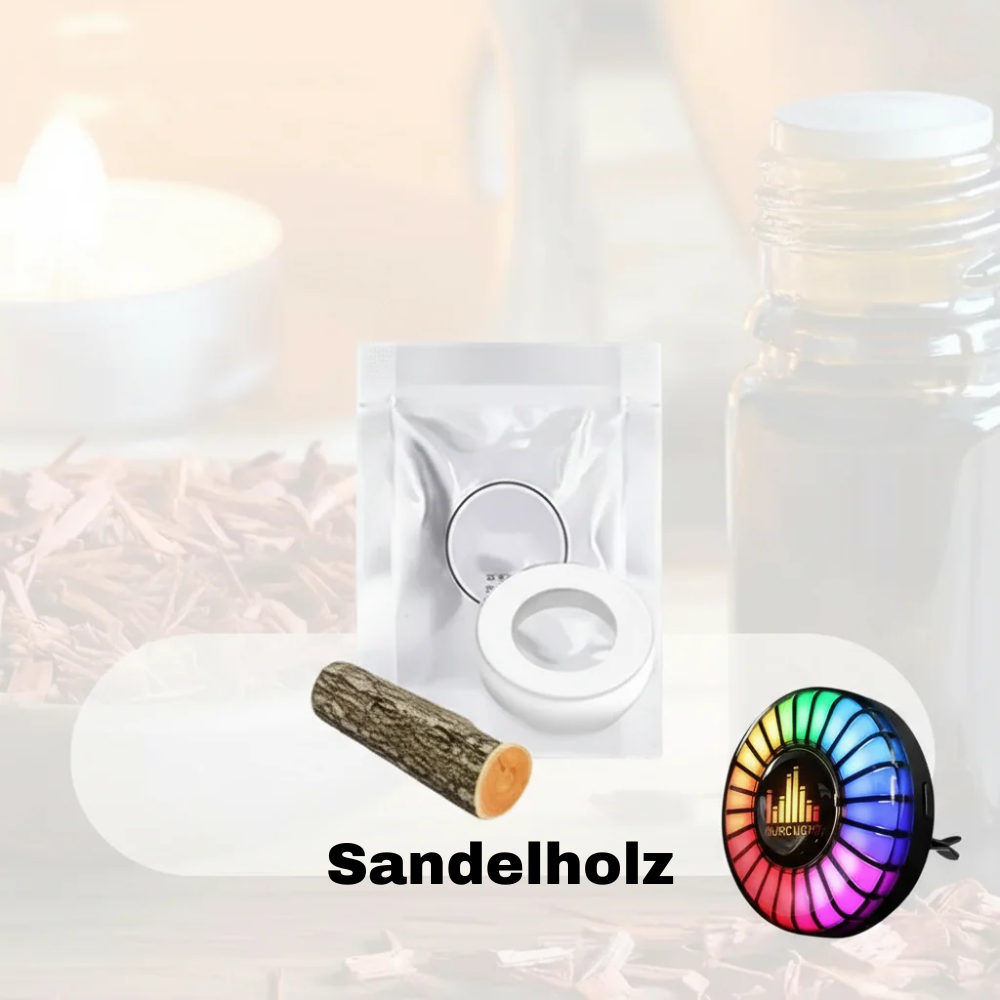 Musikrhythmus-LED-Auto-Licht mit Logo (mit Aromadiffusor)