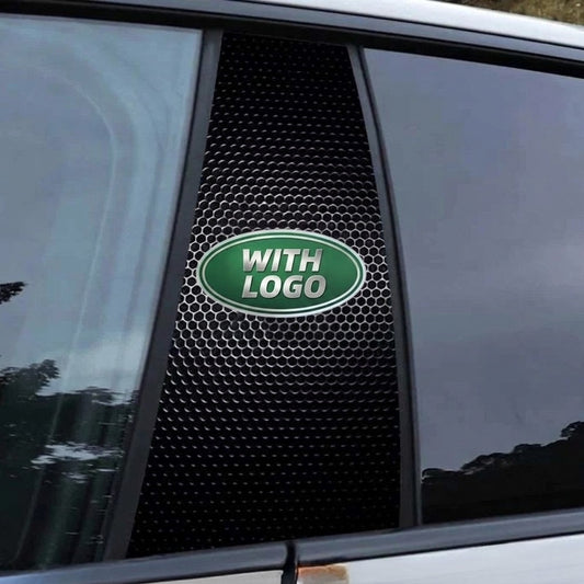 2x Autoaufkleber für Fensterscheibe mit Logo