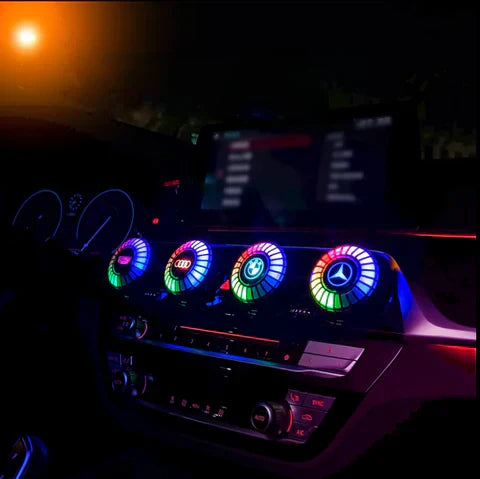 Musikrhythmus-LED-Auto-Licht mit Logo (mit Aromadiffusor)