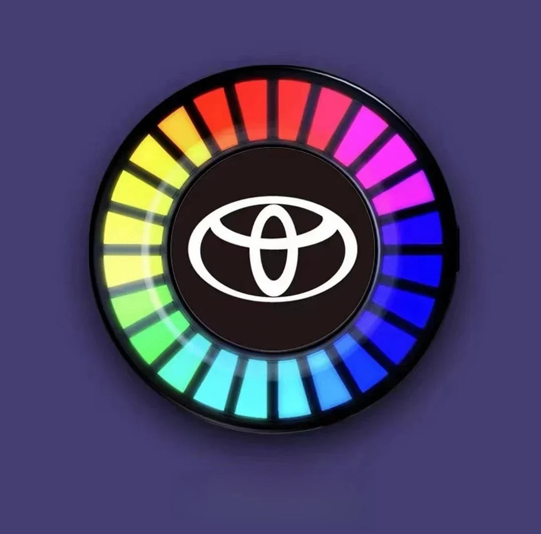 Musikrhythmus-LED-Auto-Licht mit Logo (mit Aromadiffusor)