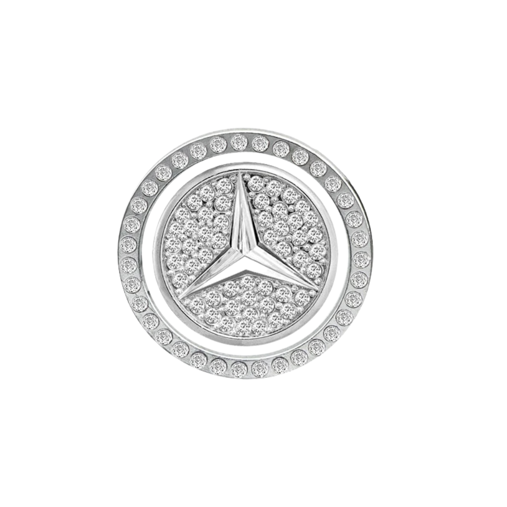 3er-Pack Kristall Startknopf Ringe fürs Auto