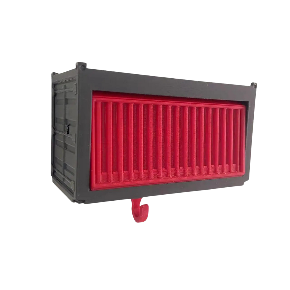 Schlüsselhalter in Garagenform für die Wand