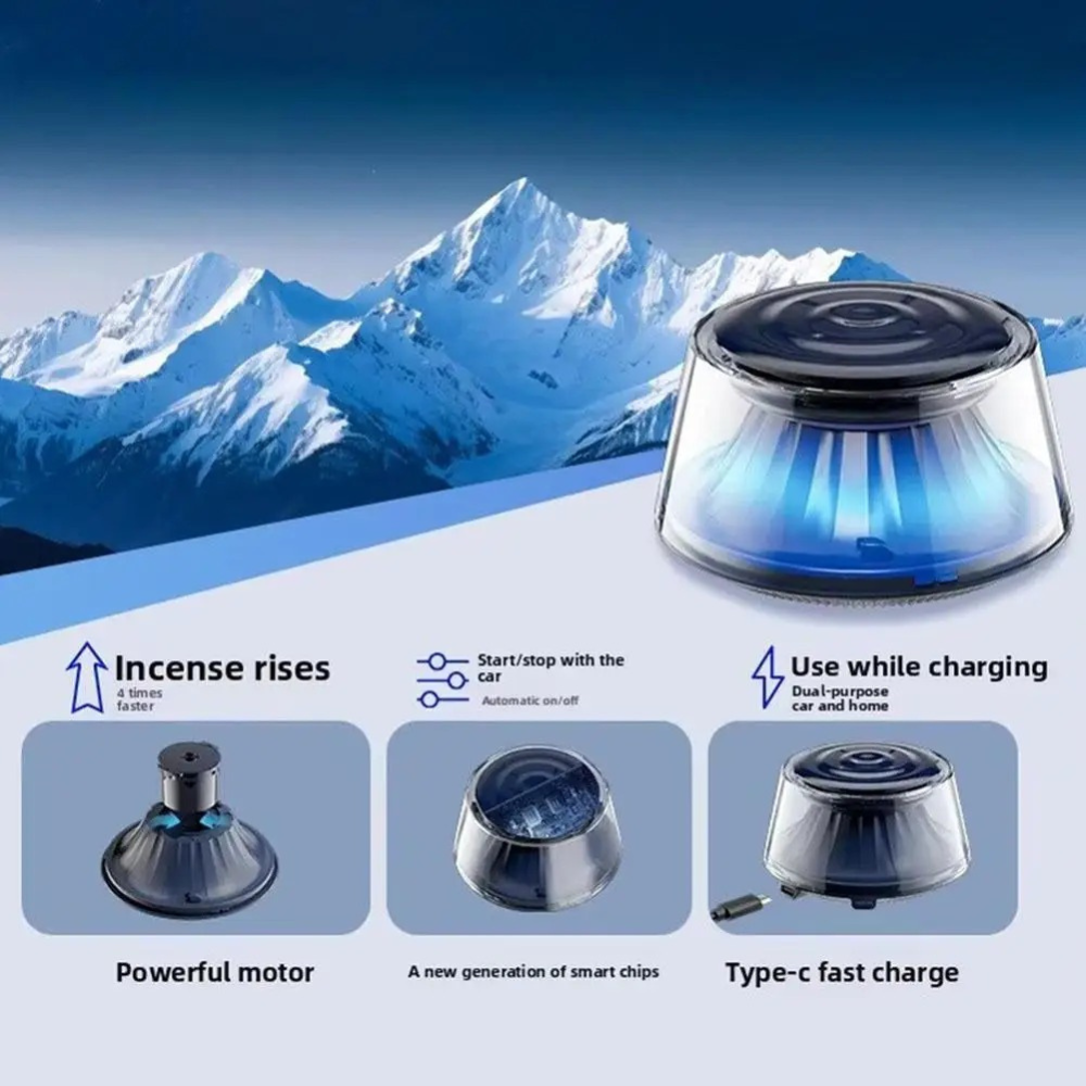 LED Auto-Diffusor mit Vulkan-Effekt