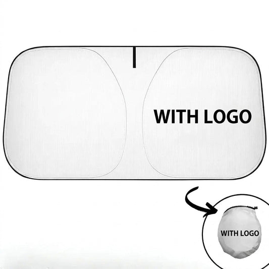 Faltbare Auto-Sonnenblende mit Logo