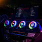 Musikrhythmus-LED-Auto-Licht mit Logo (mit Aromadiffusor)