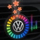 Musikrhythmus-LED-Auto-Licht mit Logo (mit Aromadiffusor)