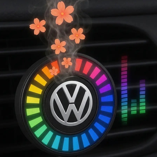 Musikrhythmus-LED-Auto-Licht mit Logo (mit Aromadiffusor)