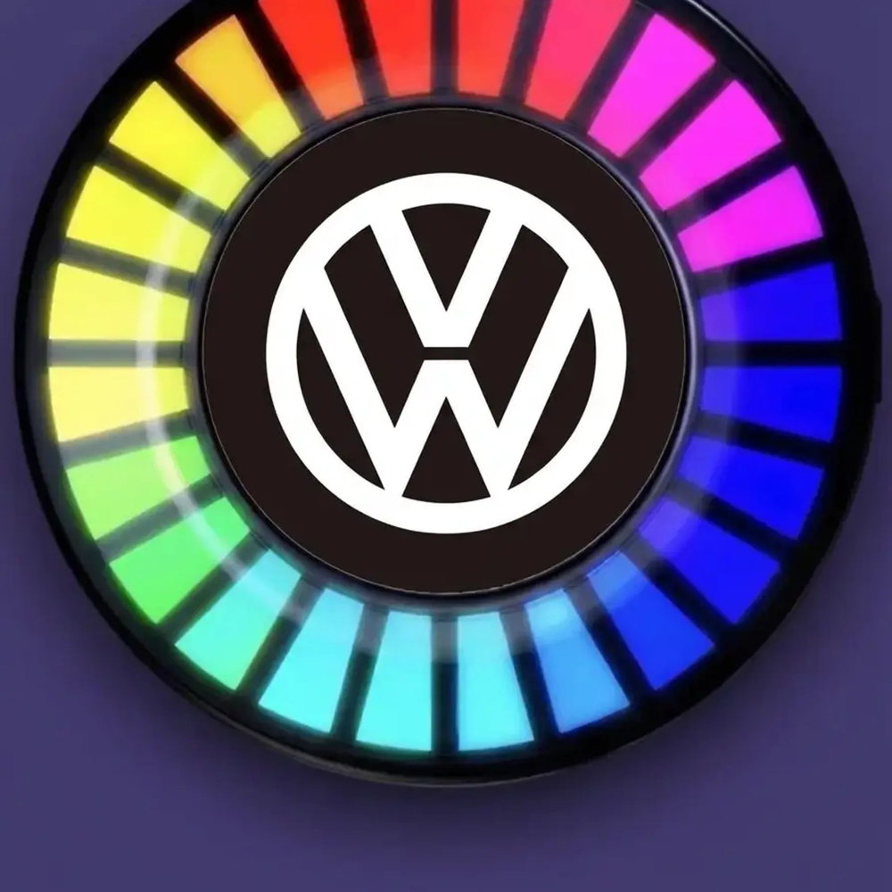 Musikrhythmus-LED-Auto-Licht mit Logo (mit Aromadiffusor)