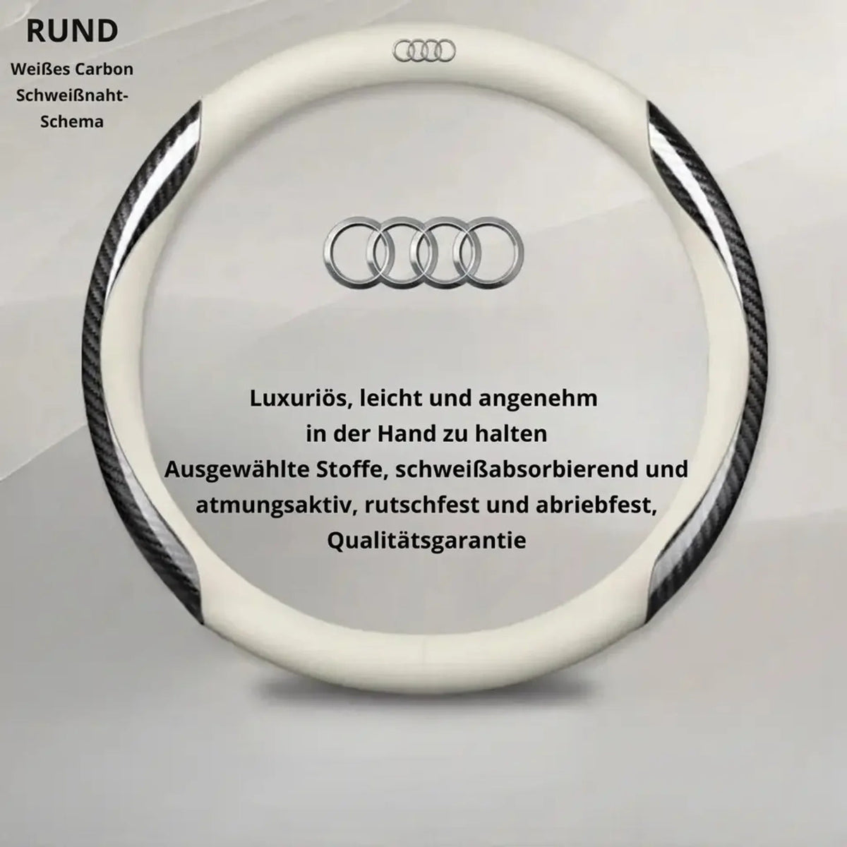 Personalisierte Lederabdeckung für das Auto-Lenkrad