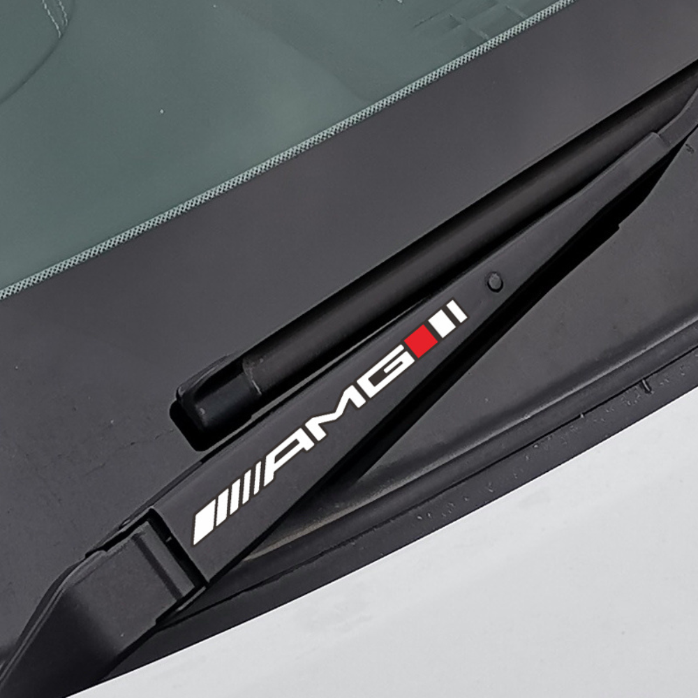 Pack 3 - Personalisierter Aufkleber für den Scheibenwischerarm